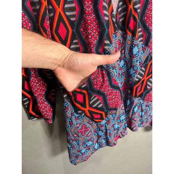 Figueroa & Flower Women's Large Boho Peasant Flowy Cardiagn Hippie Cocktail - Picture 9 of 14